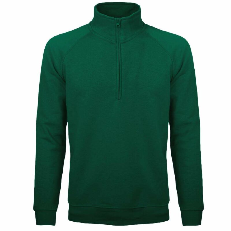 FELPA RAGLAN MEZZA ZIP - immagine 2