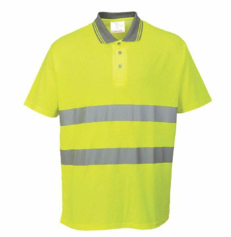 POLO IN COTONE COMFORT ALTA VISIBILITÀ - immagine 2