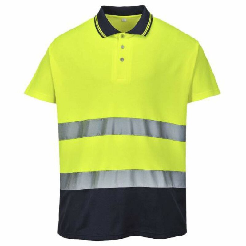 POLO BICOLORE COTTON COMFORT ALTA VISIBILITÀ - immagine 2