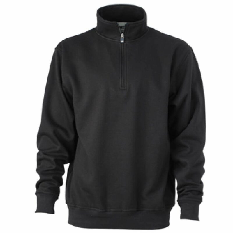 FELPA UNISEX CON ZIP DA LAVORO - immagine 3