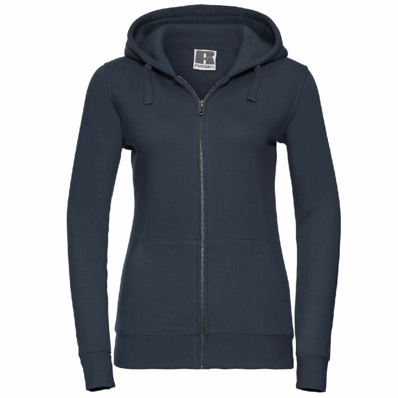 FELPA AUTHENTIC CON ZIP INTERA E CAPPUCCIO DONNA - immagine 3