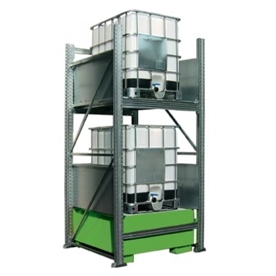 SCAFFALATURA STOCCAGGIO 2 CISTERNETTE 1000 LT