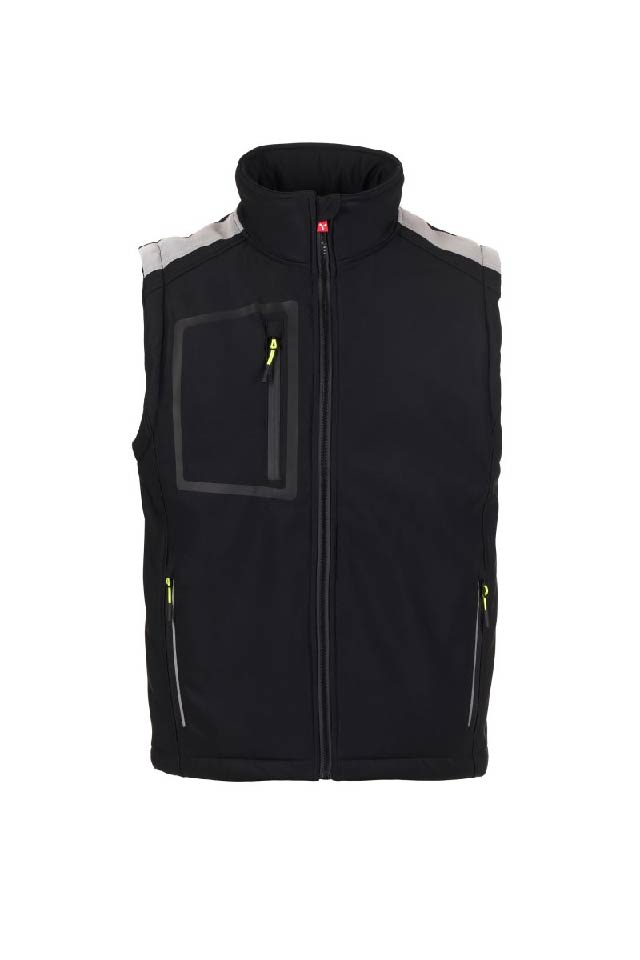 GILET SOFTSHELL IMBOTTITO DA UOMO 330GR